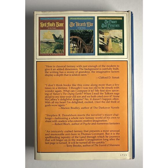 The Illearth War (1977) by Stephen R. Donaldson 1st HCDJ BCE - Picture 2 of 11